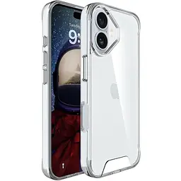 Чохол TPU Space Case transparent для Apple iPhone 17 Air (6.5) Прозорий