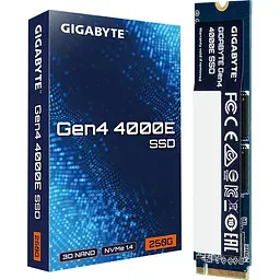 SSD накопичувач Gigabyte Gen4 4000E 250GB (G440E250G) [151347] - мініатюра 5