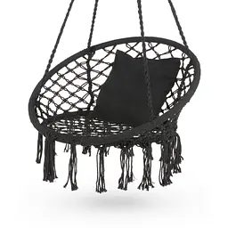 Садова гойдалка Boho Outtec XXL чорний - мініатюра 7