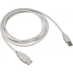 Подовжувач Usb штекер A гніздо А мама тато 5 м сірий - мініатюра 1