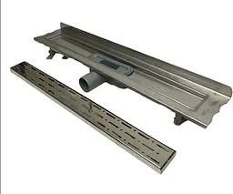 Душовий канал з горизонтальним фланцем Maxiflow Standart Line 60 см решітка Дощ 4053.0Y050K.060.1 - мініатюра 2