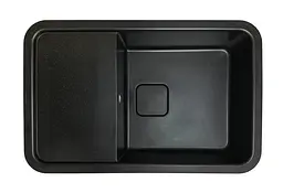 Кухонна мийка Adamant Existence 775x505x190 чорний металік 604223, Чорний