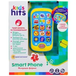 Телефончик музичний розвиваючий Kids Hits Весела ферма Smart phone - 3 (1919470394) - мініатюра 2