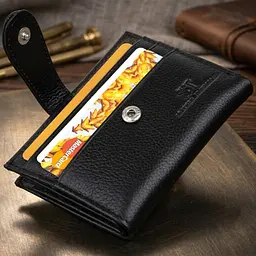 Гаманець-візитниця ST Leather 19208 чорний - мініатюра 3