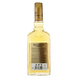 Текіла Tres Sombreros Gold, 38%, 1 л - мініатюра 2