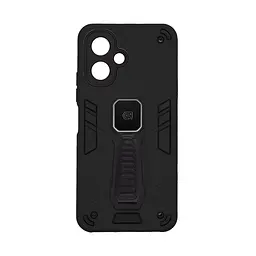 Чехол для Infinix Smart 10 4G, Proover, черный, с подставкой и магнитом, противоударный, ударопрочный, бронированный, панель-накладка, защита всего корпуса, термополиуретан (TPU) + поликарбонат (PC), ArmorStandart (ARM87167)