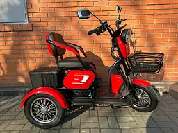 Електроскутер Триколісний Corso Logan (1200W 72V/28Ah) Червоний - мініатюра 9