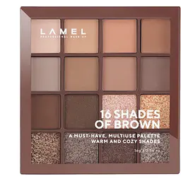 Тіні для повік Lamel 16 Shades of Brown №16-3 16 г