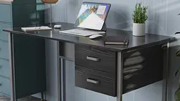 Комп'ютерний стіл Таккота 75x140x70 сірий ДСП Сосна Кембра 16мм FRD-102352 - мініатюра 3