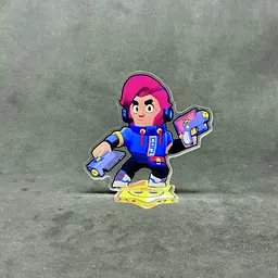 Акрилова колекційна фігурка Brawl Stars Кольт (Colt) 10 см