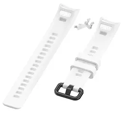 Силіконовий ремінець Primo для фітнес-браслета Huawei Honor Band 4/5 White - мініатюра 4