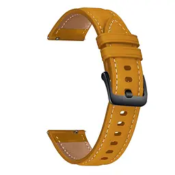 Ремінець для Samsung Gear S3 Frontier - коричневий шкіряний розмір L ширина кріплення 22мм Watchbands Standart (WB0021STANDART2BROWNS3) - мініатюра 2