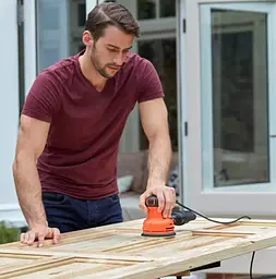 Шліфмашина ексцентрикова мережева Black&Decker BEW210 - мініатюра 4