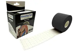 Кінезіологічний тейп EasyFit Kinesio чорний - мініатюра 3