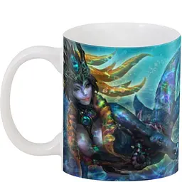Кухоль GeekLand League of Legends Ліга Легенд Nami Fizz Fan Art LOL 02.02.270 330 мл білий - мініатюра 3