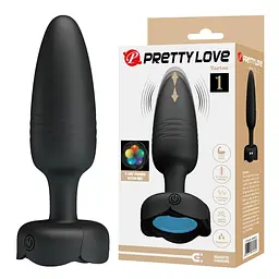 Анальна пробка Pretty Love Tarion 12.5 см (чорний) - мініатюра 3