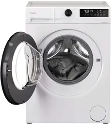 Candy Пральна машина Candy ProWash 300 фронтальна, 9кг, 1400, A, 54.8см, дисплей, пара, інвертор, люк чорний, білий - мініатюра 7