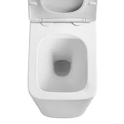 Унітаз підлоговий приставний Mixxus Premium Quadro-0701-R 600x355x410mm, система змиву Rimless MP6590, Білий - мініатюра 5