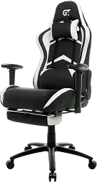 Геймерське крісло GT Racer чорне з білим (X-2534-F Black/White) - мініатюра 3