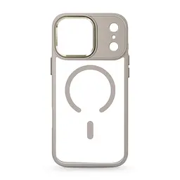 Чехол для Apple iPhone 17 Pro Max, Unit MagSafe, серый, прозрачный, MagSafe, противоударный, магнитный, панель-накладка с поддержкой MagSafe, с поддержкой беспроводной зарядки, TPU+PC, защита всего корпуса, ударопрочный, ArmorStandart (ARM87915)