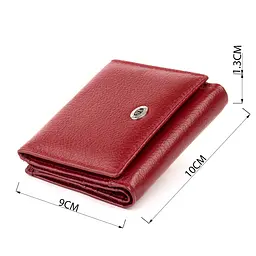 Компактний жіночий гаманець ST Leather 19257 бордовий - мініатюра 6
