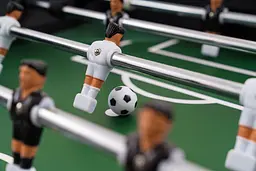 Настільний футбол Hop-Sport Attack чорний - мініатюра 7