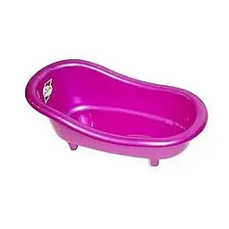 Ванночка для ляльки 436 Оріон, маленька (260x140x120 мм) (4823036900436) Малиновий