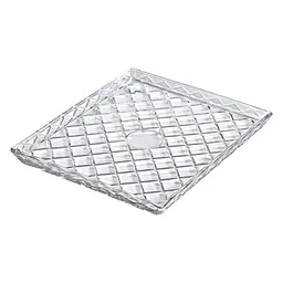 Блюдо для закусок Lirmartur скляне 24,5*20,5*2 см, diamond Yiwu HP-YH-39
