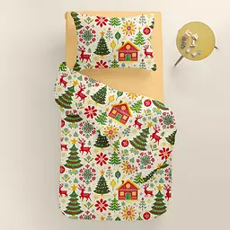 Дитяча постільна білизна в ліжечко CHRISTMAS CS8 COSAS (4822052503652) - мініатюра 2