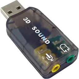 Звукова карта Dynamode USB-SOUNDCARD 2.0 Black [97522]