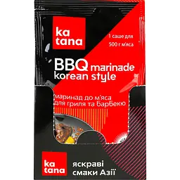 Маринад Katana Korean Style для гриля і барбекю 60 г - мініатюра 3
