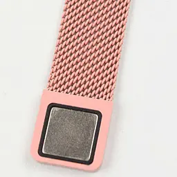 Ремінець Milanese Loop Design для Xiaomi Mi Band 7 Peach - мініатюра 3