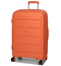 Валіза середня M поліпропілен Airtex 646 80л 67,5×47×26см Помаранчевий