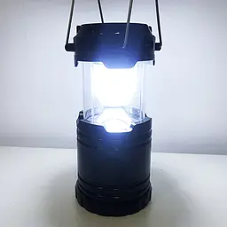 Туристичний ліхтар-лампа CAMPING MH-5800T 6+1 LED на сонячній батареї, чорний - мініатюра 4