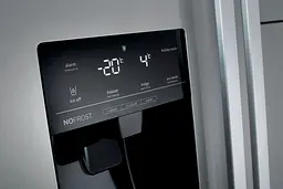 Холодильник Gorenje SBS 179x68x91см 2 двері Х-368 л М-167 л A++ NF Plus Інвертор диспенсер Дисплей сірий (NRS9EVX1) - мініатюра 6