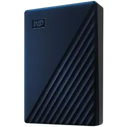Зовнішній жорсткий диск WD портативний для макбуків My Passport for Mac 5 TB (WDBA2F0050BBL-WESN) синій