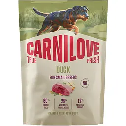 Сухий корм для собак малих порід Carnilove True Fresh Duck Small Breed качка 1.5 кг