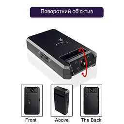 Міні камера wifi з поворотним об'єктивом Wsdcam WD6, датчик руху (100731) - мініатюра 4