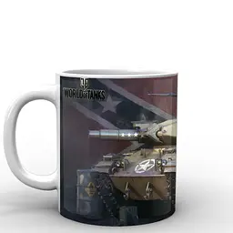 Кухоль GeekLand World of Tanks дівчина WT.02.015 330 мл білий - мініатюра 2