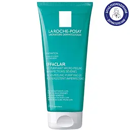 Гель-мікропілінг La Roche-Posay Effaclar для очищення проблемної шкіри обличчя та тіла для зменшення стійких недоліків 200 мл (MB246000) - мініатюра 2