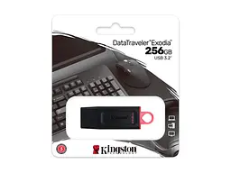 USB флеш накопичувач Kingston USB 3.2 DataTraveler Exodia Black/Pink (DTX/256GB) - мініатюра 3