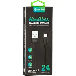 USB кабель Gelius Pro WineGlass iPhone 8 Black Lightning - мініатюра 3