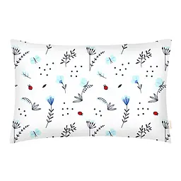 Дитяча постіль Cosas Blue WildFlowers без простирадла 110х140 см (BushLightBlue_140_2) - мініатюра 3