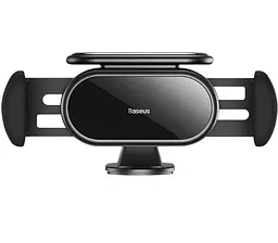 Автотримач Baseus Steel Cannon pro Solar Electric Car Mount Black - мініатюра 2