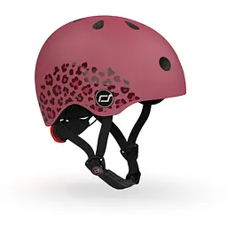 Шолом захисний дитячий Scoot and Ride з ліхтариком 45-51 см вишневий (SR-181206-WILDCAT) - мініатюра 7