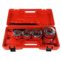 Набір клупів з тріскачкою Haisser 1/2", 3/4", 1", 1,1/4" 4 шт. (133147)