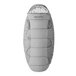 Спальний мішок овальний Naturehike PS200 CNK2350WS026, сірий