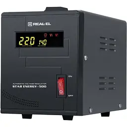 Стабілізатор напруги REAL-EL STAB Energy-500 (4743304104833)