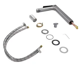 Змішувач для раковини Qtap Slavonice QTSLA269GMB45925 Gunmetal Black PVD - мініатюра 3