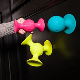 Брязкальце-присоска Fat Brain Toys Рipsquigz 3 шт. (F089ML) - мініатюра 6